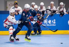 成都世运会丨单排轮滑球——男子半决赛：美国队胜法国队