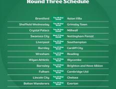 联赛杯第3轮开球时间：9月24日凌晨3点利物浦VS南安普顿