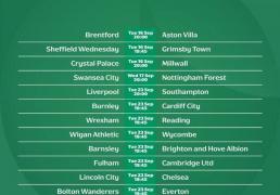 联赛杯第3轮开球时间：9月24日凌晨3点利物浦VS南安普顿