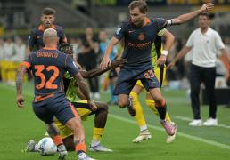 国米2-1萨索洛 迪马尔科建功