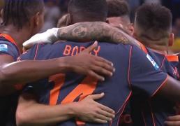 国米2-1薩(sà)索(suǒ)洛，扭转颓势重回正轨