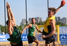 成都世运会｜沙滩手球男子决赛：德国队夺冠