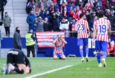 （体育）足球——西甲：马德里竞技胜马略卡