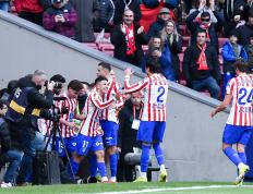 （体育）足球——西甲：马德里竞技胜马略卡