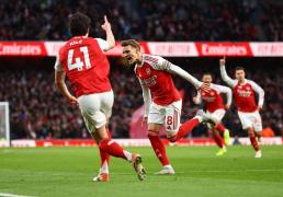 阿森纳2-1布莱顿，赛后评分：阿森纳8号排第一