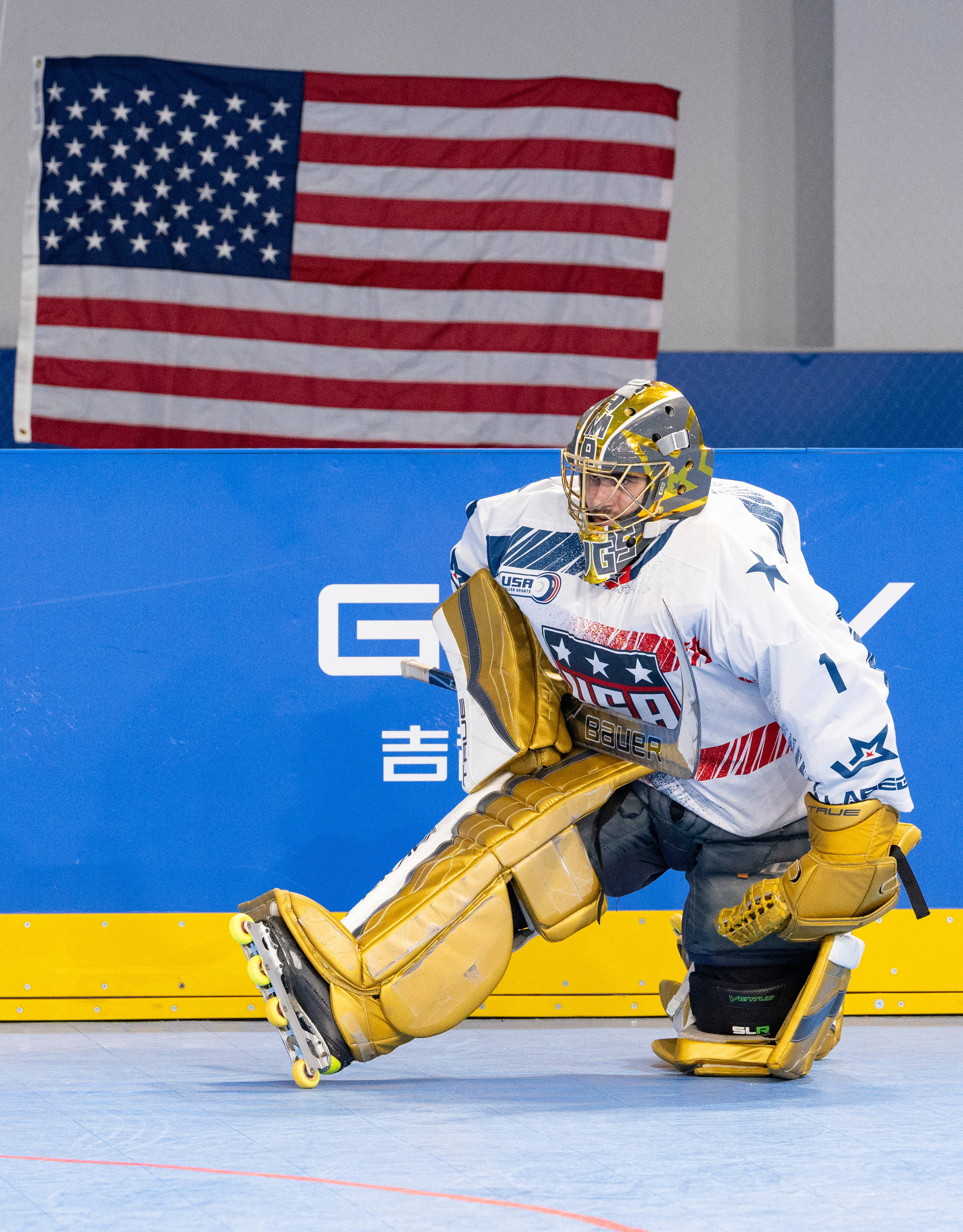 （成都世运会）单排轮滑球——男子半决赛：美国队胜法国队