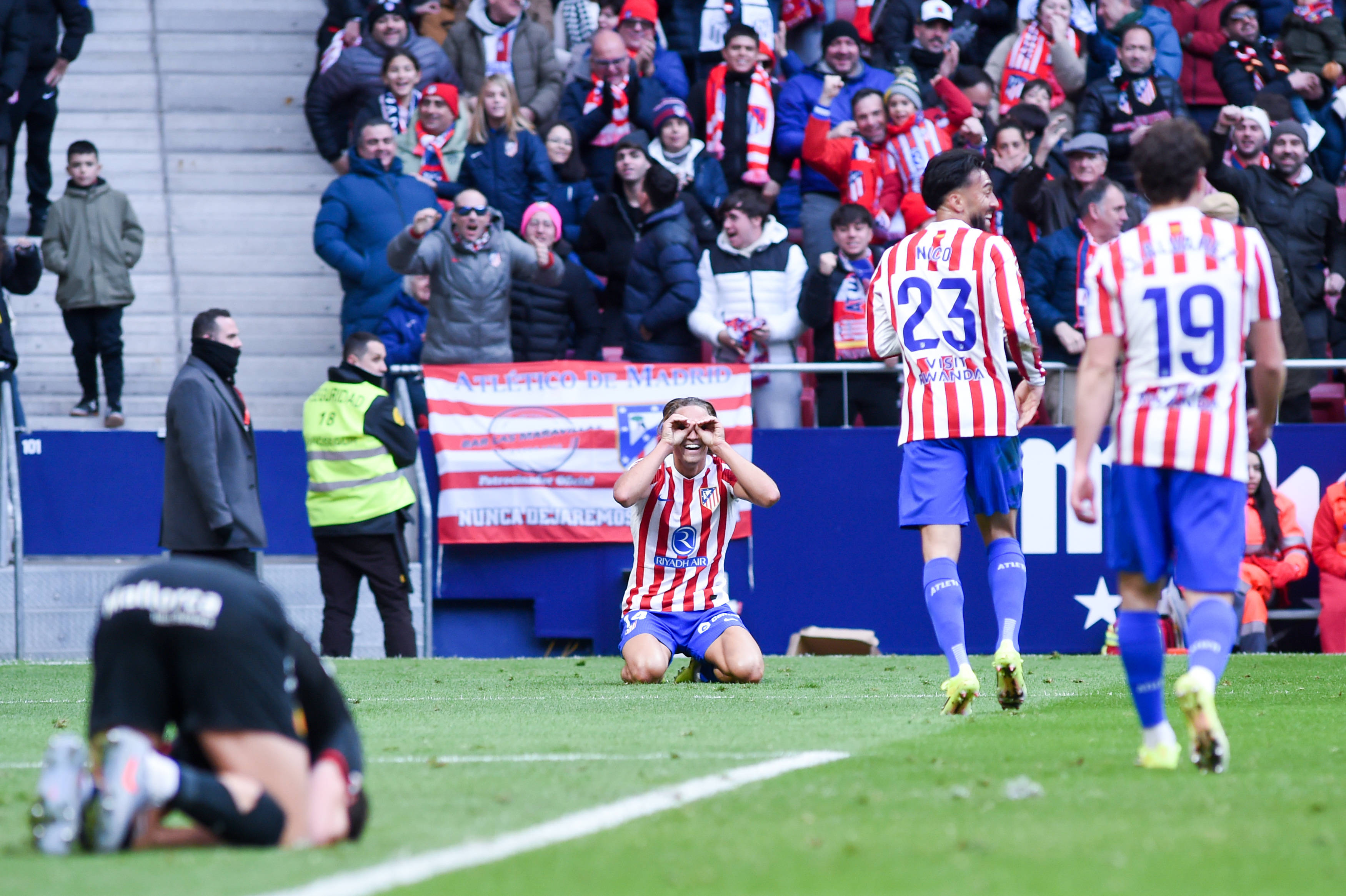 （体育）足球——西甲：马德里竞技胜马略卡