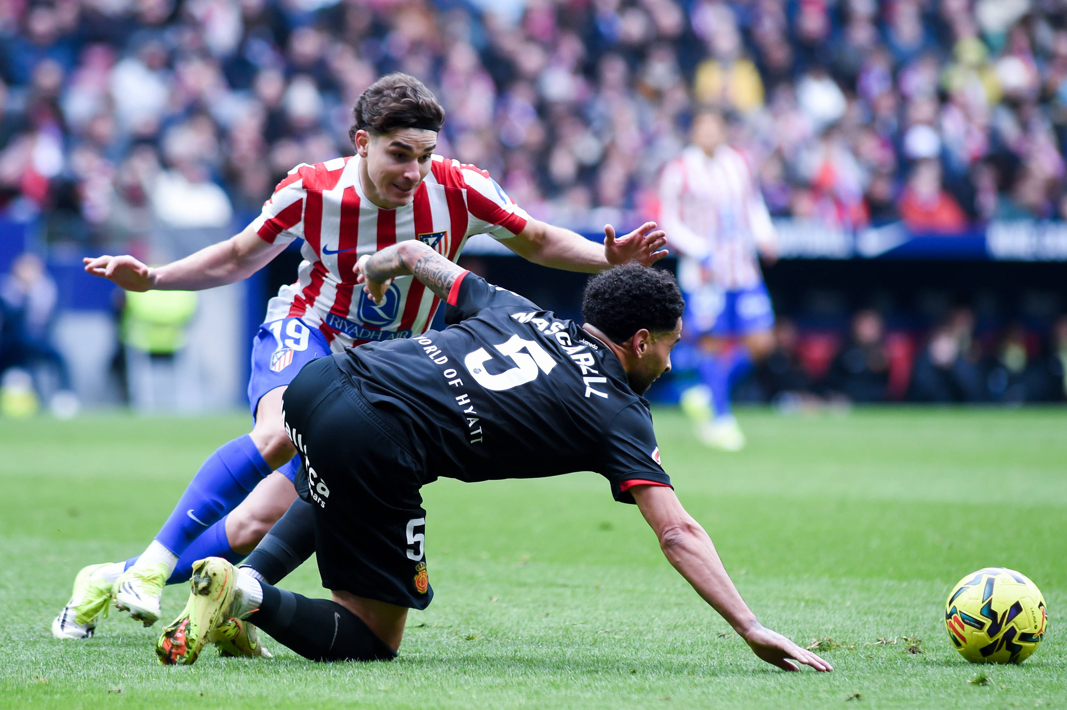 （体育）足球——西甲：马德里竞技胜马略卡